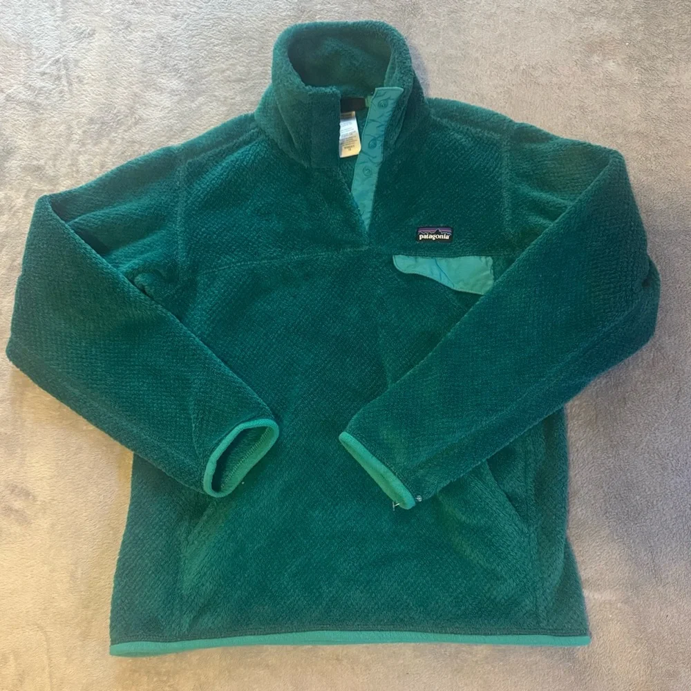 Patagonia Re-tool Snap T Fleece Pull Over Sweater Women’s XS Hiking Warm